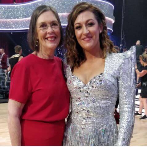 Pam Pacquola with her daughter, Celia Pacquola.